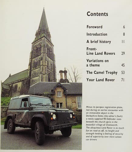 Tapa de Land Rover