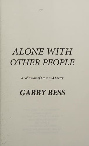 Tapa de Alone with other people