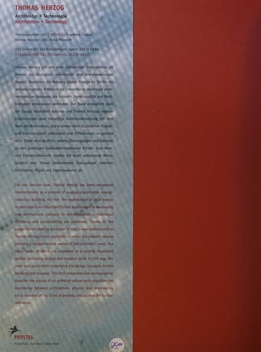 Tapa de Thomas Herzog