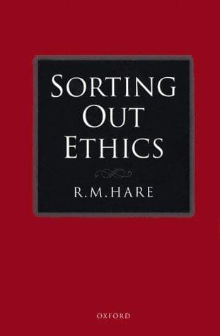 Tapa de Sorting Out Ethics