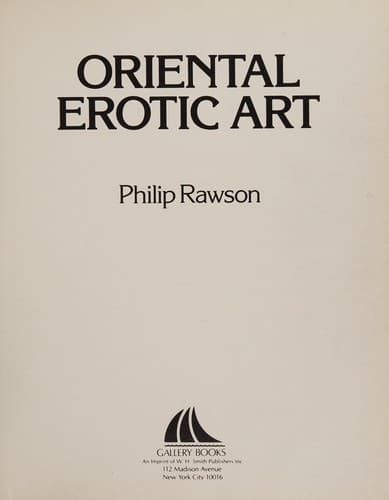 Tapa de Oriental erotic art