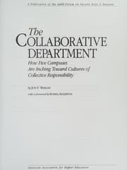 Tapa de The collaborative department