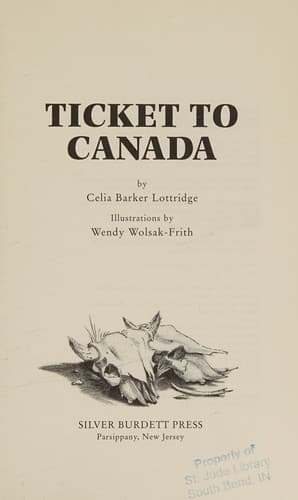 Tapa de Ticket to Canada