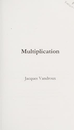 Tapa de Multiplication