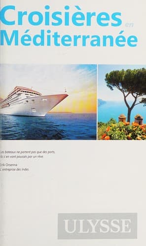 Tapa de Croisières en Méditerranée