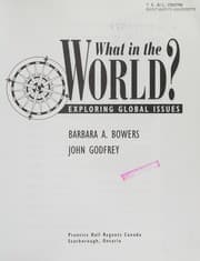 Tapa de What in the world?