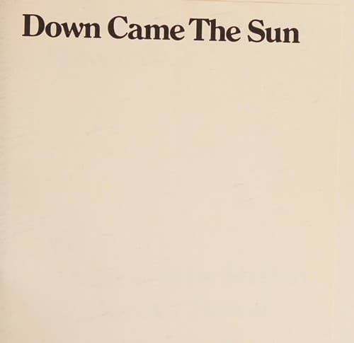 Tapa de Down came the sun