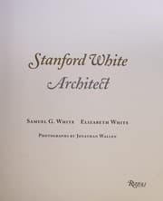 Tapa de Stanford White, architect