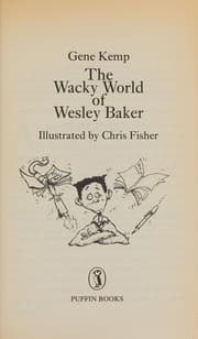 Tapa de The wacky world of Wesley Baker