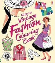 Tapa de Vintage Fashion Colouring Book