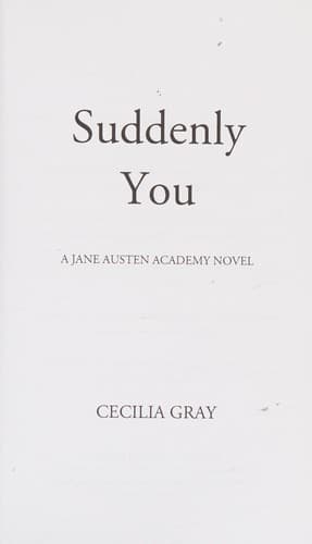 Tapa de Suddenly You