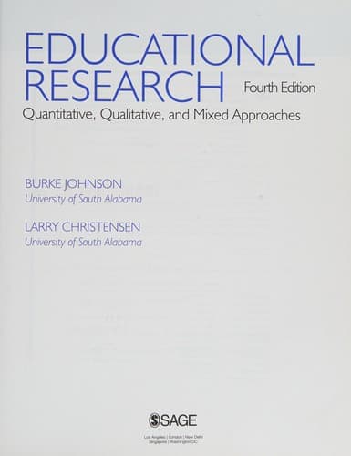 Tapa de Educational Research