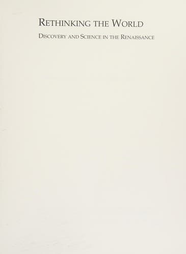 Tapa de Rethinking the world