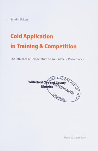 Tapa de Cold application in training & competition