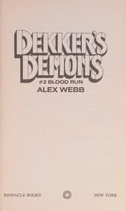 Tapa de Blood Run (Dekker's Demons No. 2)