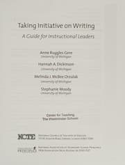 Tapa de Taking initiative on writing