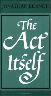 Tapa de The Act Itself