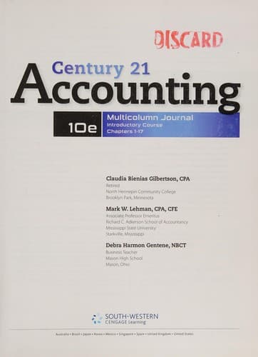 Tapa de Century 21 Accounting