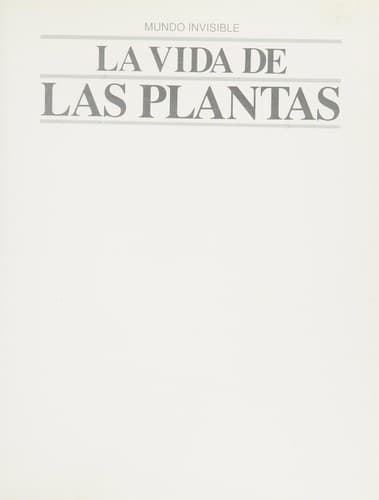 Tapa de La vida de las plantas