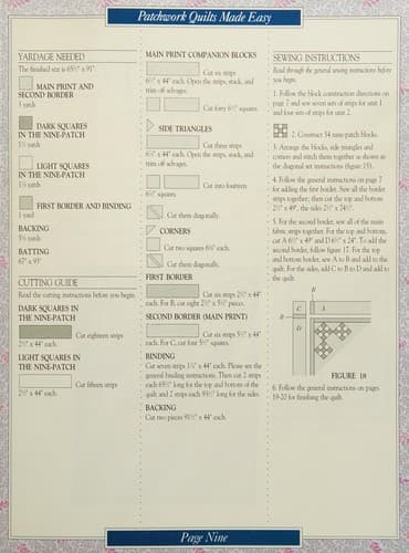 Tapa de The nine-patch quilt