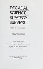 Tapa de Decadal Science Strategy Surveys