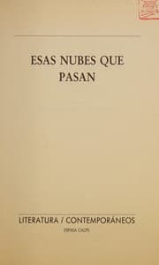 Tapa de Esas nubes que pasan