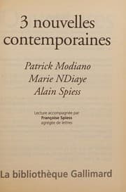 Tapa de 3 Nouvelles Contemporaines
