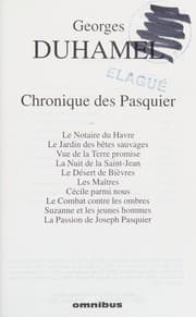 Tapa de La Chronique des Pasquier