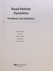 Tapa de Road vehicle dynamics