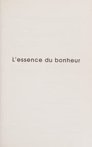 Tapa de L'essence du bonheur