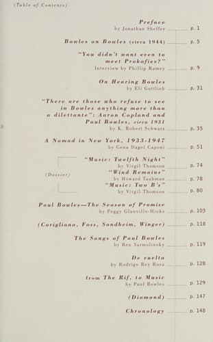 Tapa de Paul Bowles
