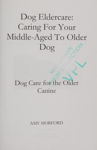 Tapa de Dog eldercare