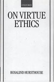 Tapa de On virtue ethics