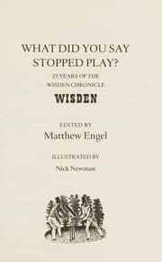 Tapa de WHAT Did You Say Stopped Play?