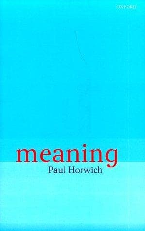 Tapa de Meaning