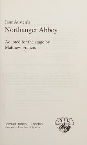 Tapa de Jane Austen's Northanger Abbey