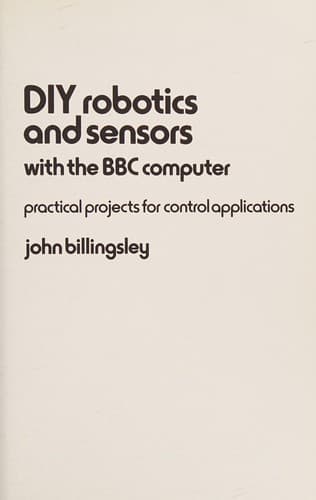 Tapa de DIY robotics and sensors with the BBC computer