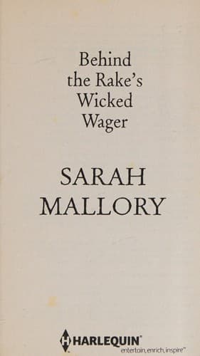 Tapa de Behind the Rake's Wicked Wager