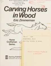 Tapa de Carving horses in wood