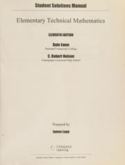 Tapa de Elementary technical mathematics