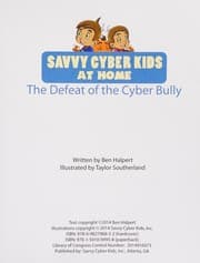 Tapa de Savvy Cyber Kids at home