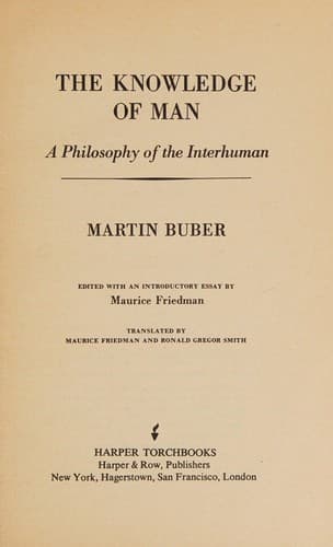 Tapa de The knowledge of man