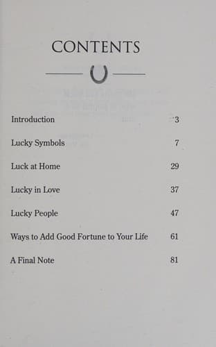 Tapa de The lucky book