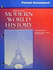 Tapa de McDougal Littell modern world history