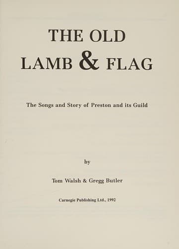 Tapa de The old lamb and flag