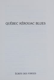 Tapa de Québec Kérouac blues