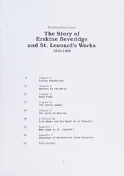 Tapa de The story of Erskine Beveridgeand St. Leonard's Works, 1833-1989