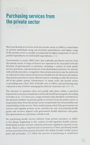 Tapa de Purchasing Arrangements with the Private Sector to Provide Primary Health Care in Underserved Areas