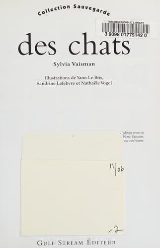 Tapa de Des chats