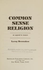 Tapa de God, the Bible, and common sense